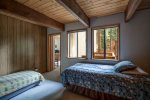 Twin Beds Adjacent to Master Bedroom